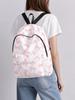 Bow Pattern Backpack, Model, Casual Travel Backpack, Lightweight and Simple Casual Travel Backpack