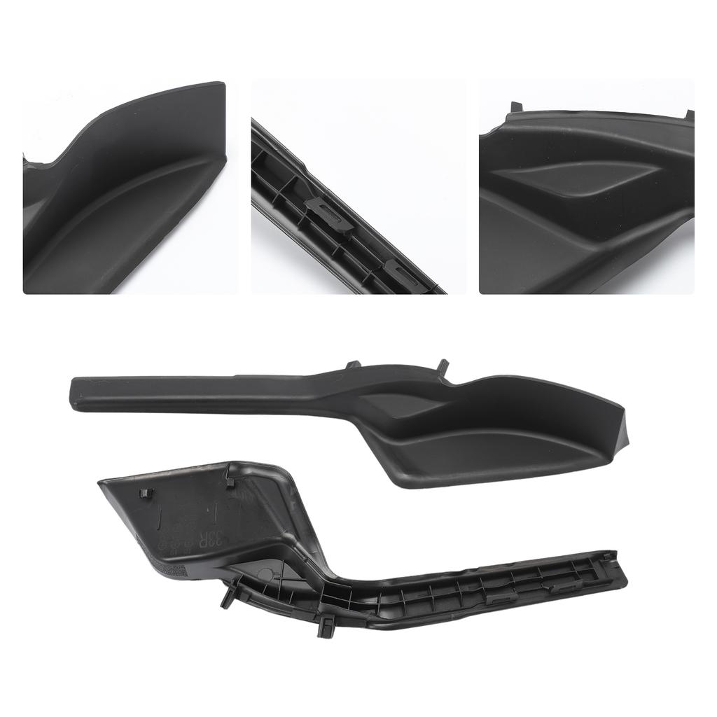 2Pcs Front Windshield Wiper Side Cowl Extension Cover Trim For 2020 2021 2022 Toyota RAV4
