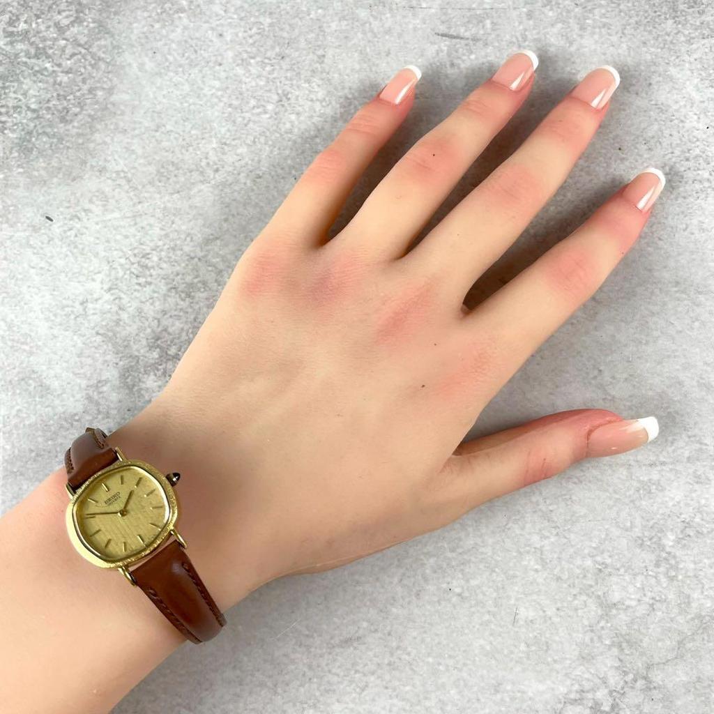 [USED] 14K/Working/SEIKO Exceline Quartz Wristwatch