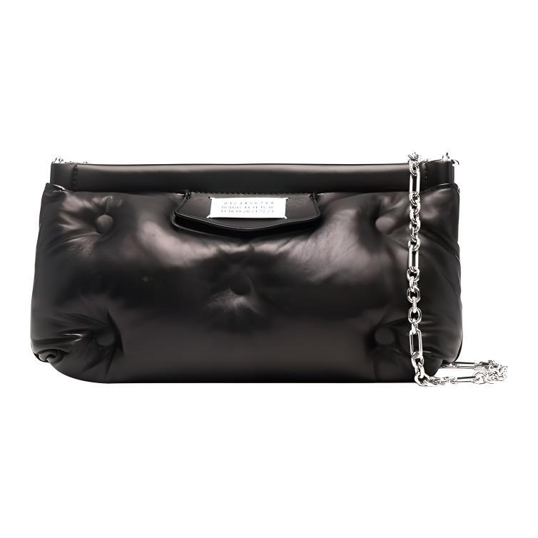 

Maison Margiela Digital Design Leather Shoulder Bag Small Women Bags Black S56WF0160P4300-T801 Basic Set (Bag+Dust Bag)