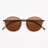 Round Frame UV Resistant Glasses Classic Driving Sunglasses Lightweight Casual Eyewear  Travel