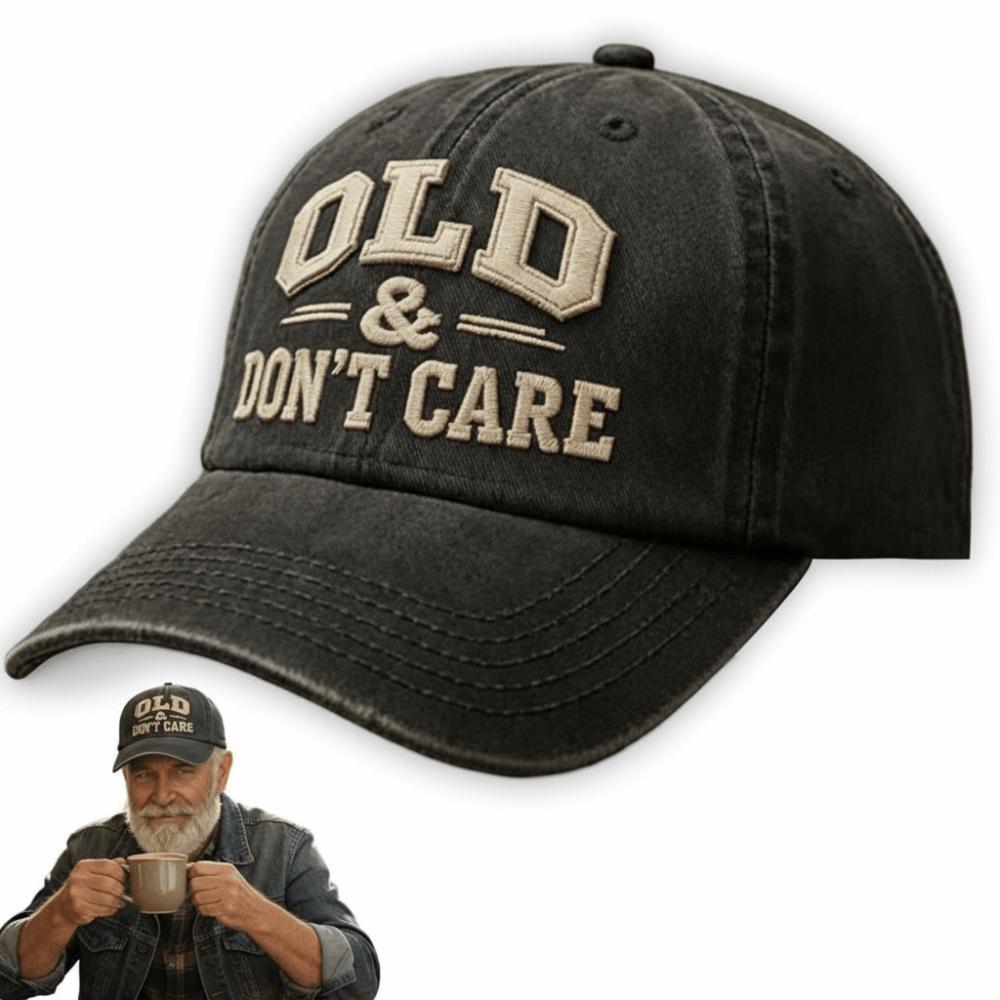 Vintage Unisex Hat Breathable Embroidered Hat Creative Gift Distressed Cap