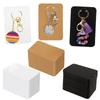 100 Set Earring Cards Earring Display Cards for Stud Earring Dangle Earring Holder for Selling White Black Khaki Card