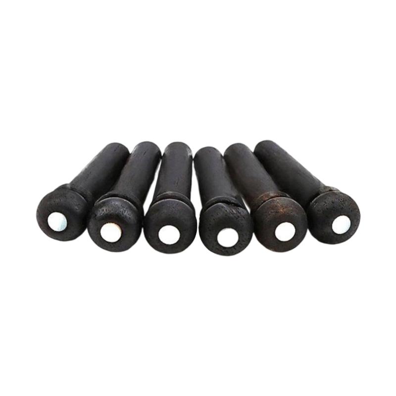 

6Pcs Guitar String Nails Replacement Acoustic Guitar Bridge Pins String Studs Musical Instruments Part Enduring 1