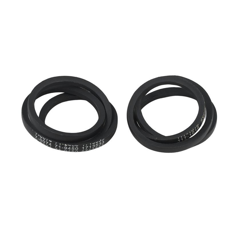 2 Pcs Drive V-Belt 71-9450 117-1018 Compatible with Toro Lawn Mower 20353 20355 20357 20809 Garden Tractors 20350 20351