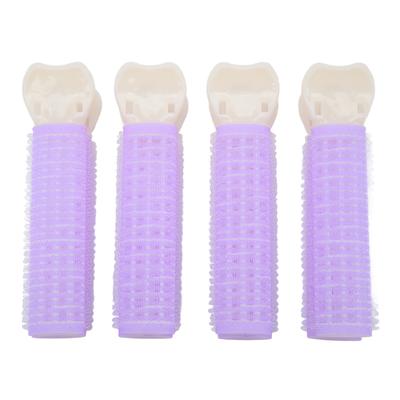 4pcs Women Hair Root Clip Fluffy Hair Volumizing Hair Styling Roller Clip for Daily Use Purple