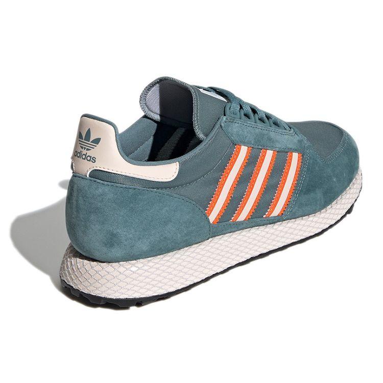 Adidas Originals Forest Grove Mesh Suede Classic Sports Cushioning Non-Slip Wear-Resistant Low-Top Lifestyle Casual Shoes Unisex Casual Shoes EF5467