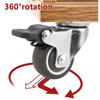 Heavy Duty Casters Set Caster Wheels Replacement for Baby Bed Cart Trolley Kitchen Cabinet Furniture Table Loading Capacity 50kg