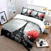 Eiffel Tower, red trees. Bedding sets Duvet cover sets Duvet covers Pillowcases(1* Duvet Cover 2* Pillowcases without duvet insert)