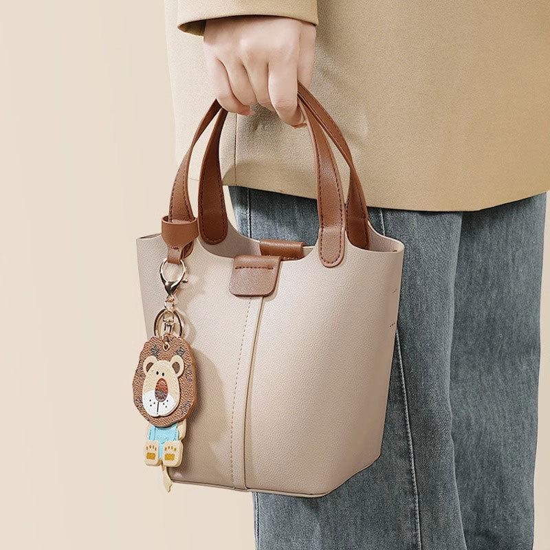 Women's Bags Women's 2025 New High-end Vegetable Baskets, Small Bucket Bags, Spring and Summer Handbags, Popular Women's Bags This Year