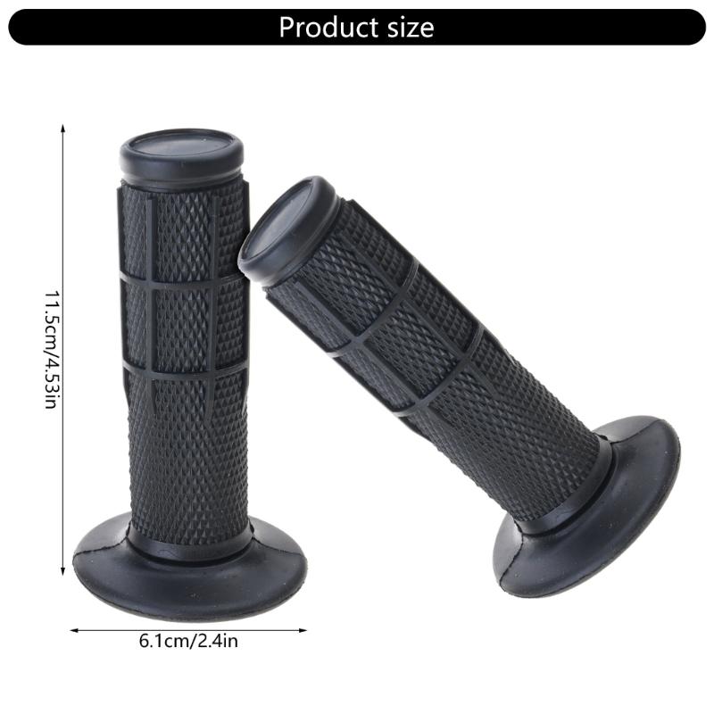 1 par handtagshandtag Universella Dirt Pit Bike Motorcykel Motorcykel Styre Handtag Handtag Ersättning Gummi Gasreglage Handtag