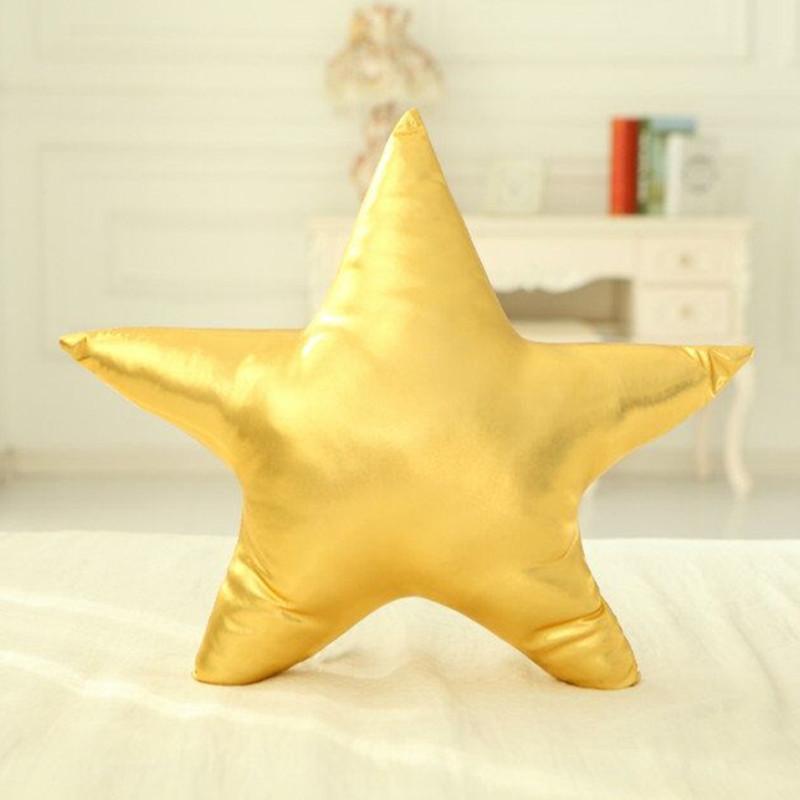 Gold Red Silver Heart Moon Star Cushion Pillow For Sofa And Room Decoration