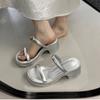 New Summer Open Toe Women's Slippers Fashion Ladies Outdoor Thick Bottom Dress Slide Sandals
