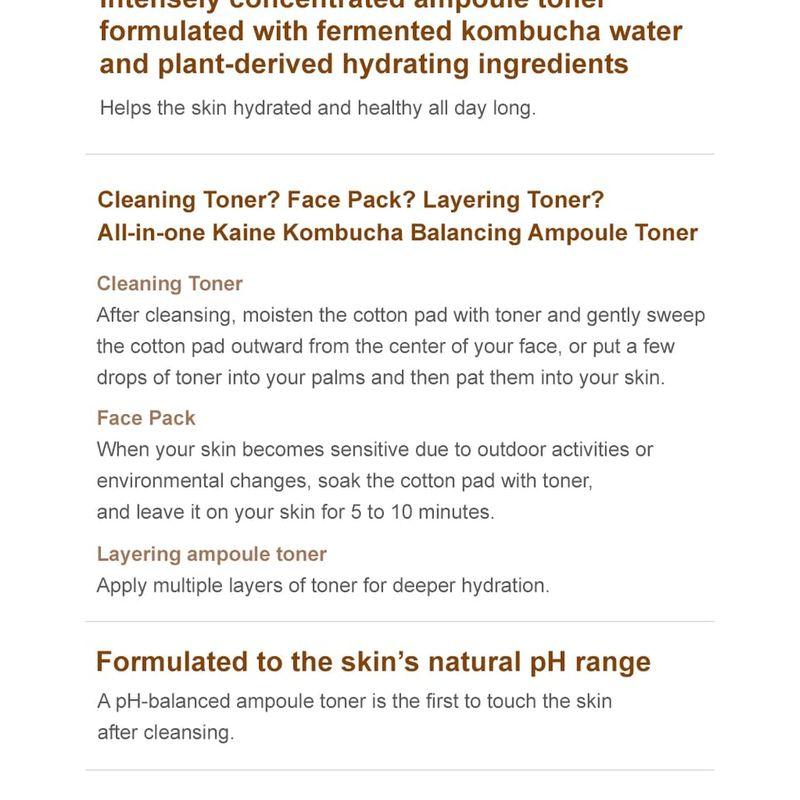 KAINE - Kombu Balancing Ampoule Toner Mini