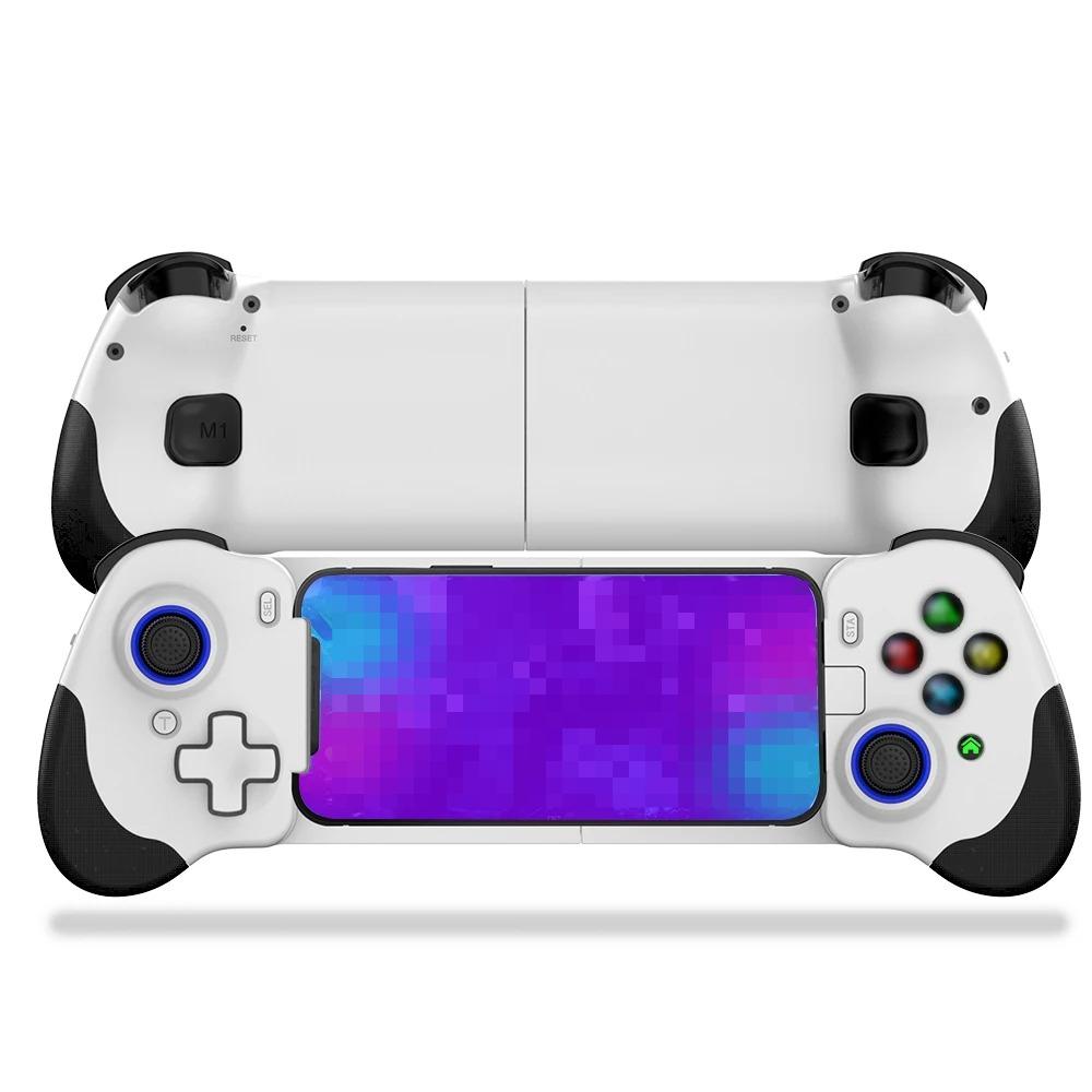 Мобильный игровой контроллер Облачный игровой контроллер Удаленная игра Android IOS Type C Проводной игровой стик Растягивающийся игровой контроллер для телефона белый
