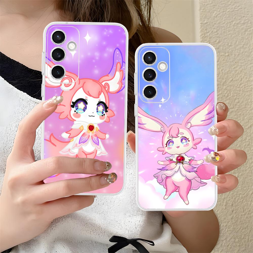 HSR Mem Clear Mobile Phone Case for Samsung Galaxy S25 S24 S23 S22 S21Plus FE Ultra Colorful Cover
