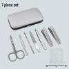 7-Piece Portable Manicure Set: Home Beauty Nail Clippers with Custom Logo Printing - Perfect for Promotional Gifts