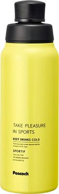 Thermos Industry Peacock Stainless Steel Water Straight CT The-peacock (The-peacock) Bottle, Drink, Citron, 600ml, AJD-61