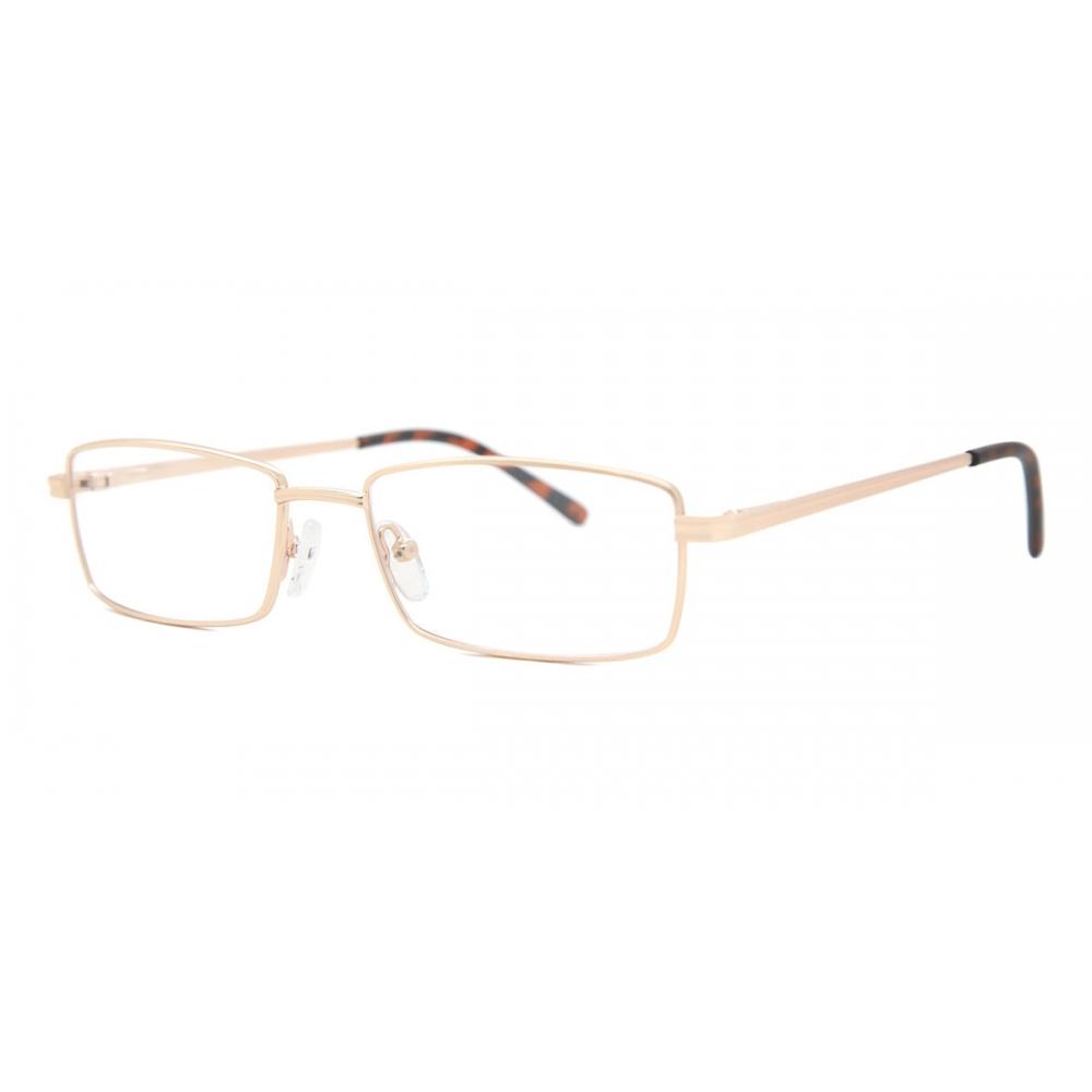 Full Rim Rectangle Rose Gold Smartbuy Collection Leyton 510f Fashion Unisex Eyeglasses