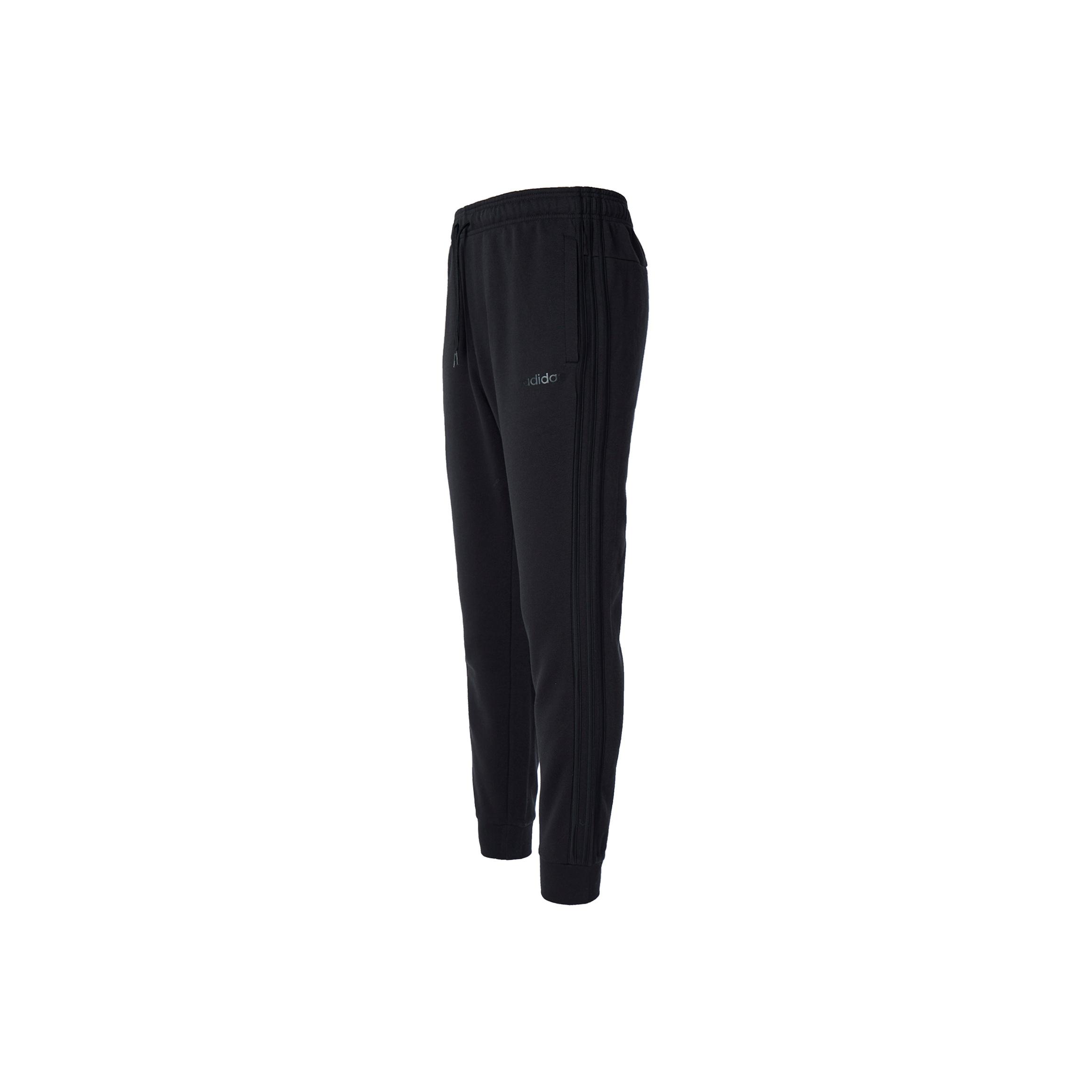 Adidas Classic Logo Fleece Sweatpants Men Black FI1476 S