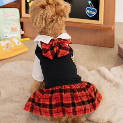 [Pet] One-Piece School Uniform L