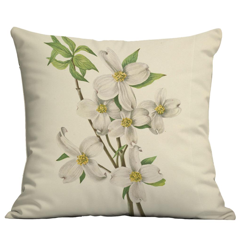 Plant And Flower Pillow Cover Spring Pillow Cover Home Living Room Sofa Cushion Pillow Cover Premium Durable Quality