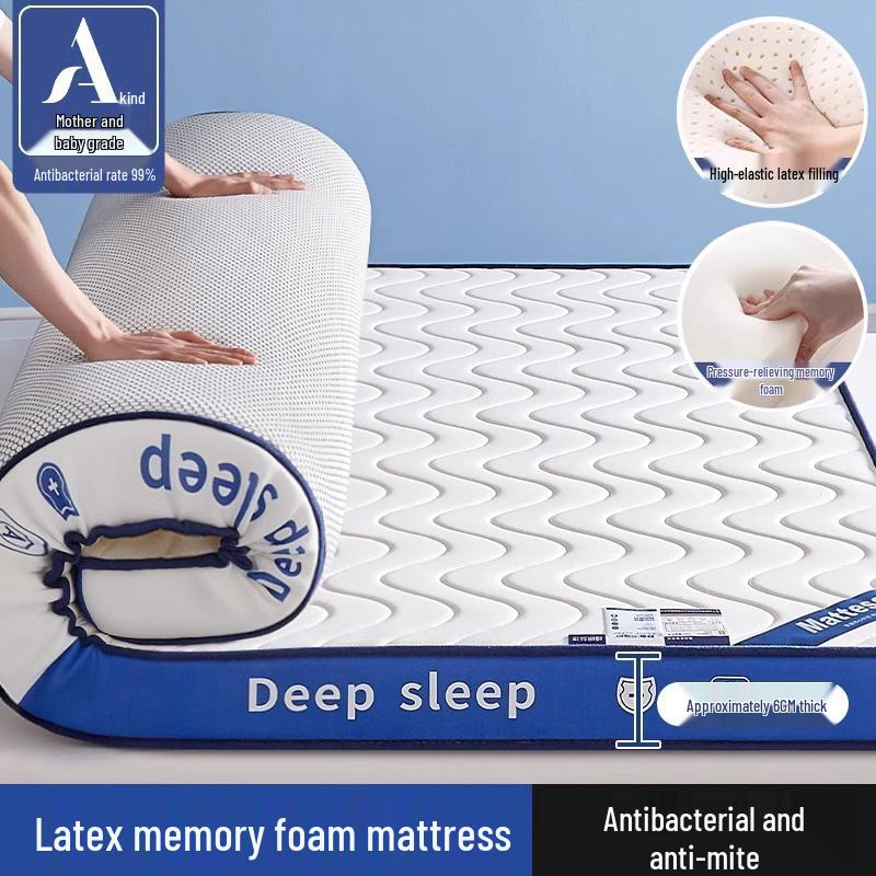 Latex Memory Foam Mattress Soft Pad for Home, Dorm, or Rental Use – Ideal for Single Tatami Beds