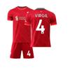 2122 Liverpool Home No. 11 Saleh No. 10 MANET Football Shirt Children's Adult Suit Training Shirt