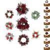Christmas Candle Rings Wreath Table Centerpiece Adding Color and Texture To Small Candles