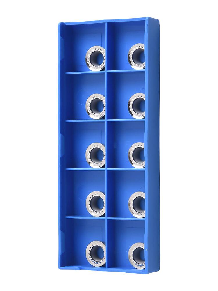 Suitable for Semi Finishing and Finishing For Aluminum RPGT10T3MOAK N01 Carbide Milling Inserts Cutter Blade R5 Circular