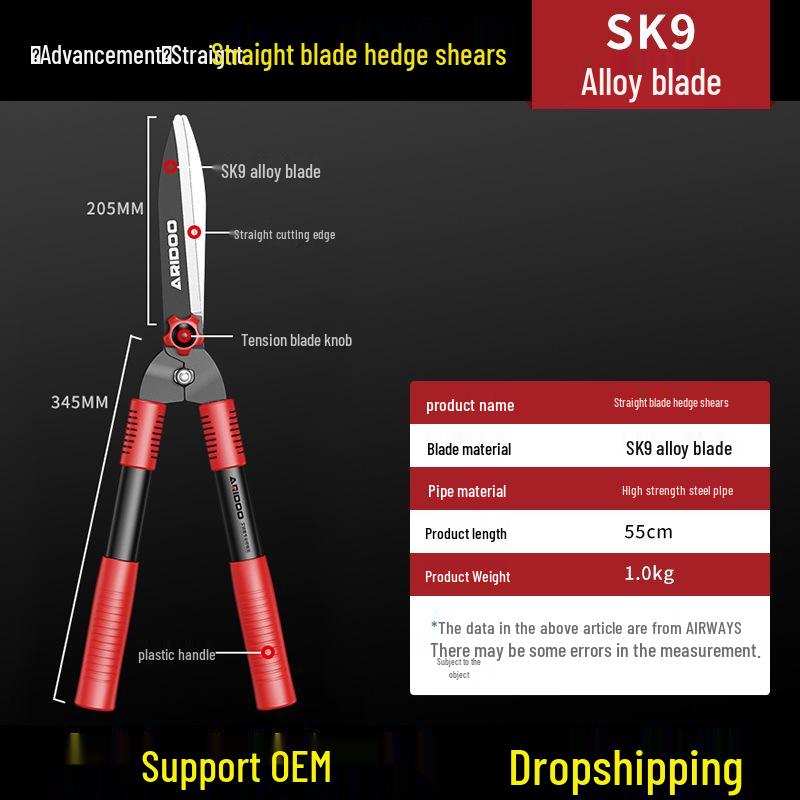Labor-Saving Pruning Shears: Garden & Hedge Scissors for Flowers, Trees, and Branches