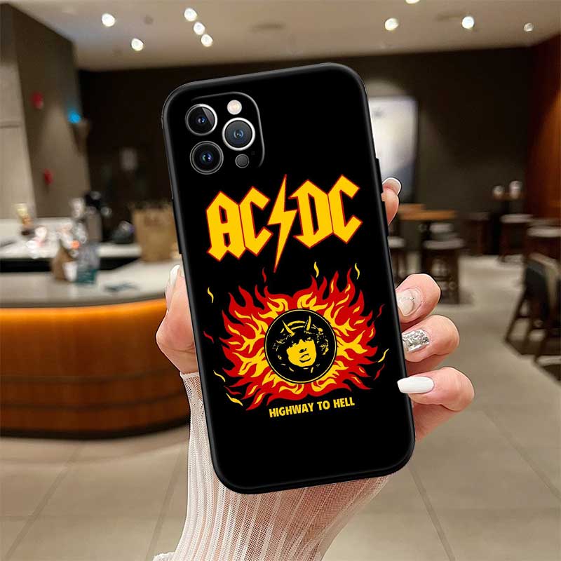 RE1 A-acdc New High-End Shell Phone Case for iPhone SE X XS XR 16E 17 11 Pro Max 8 7 6 6s Plus Air