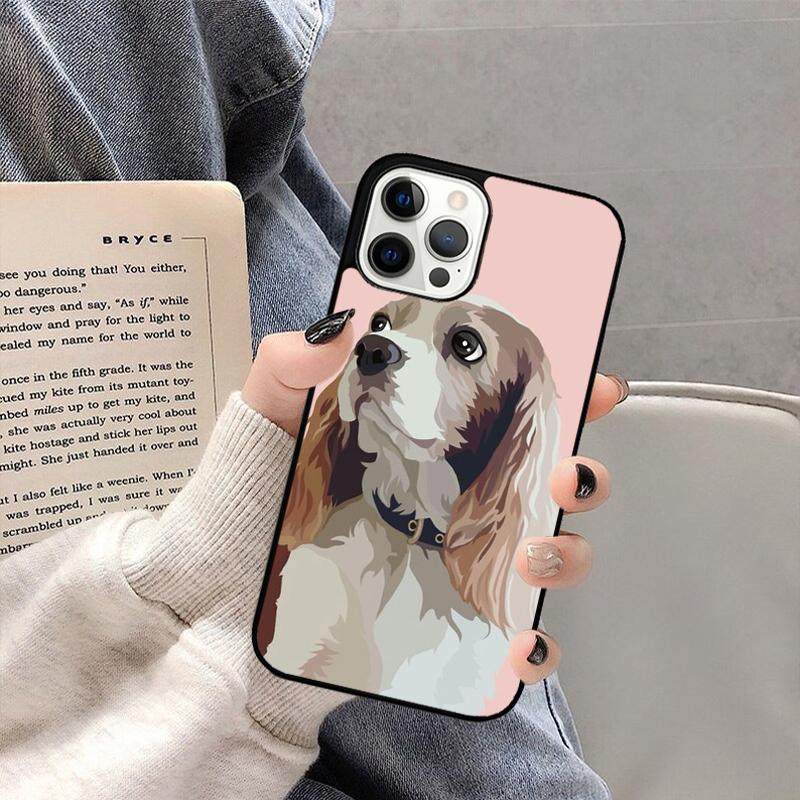 Cavalier King Charles Spaniel Dog Phone Case Cover For iPhone 17 Air 16 15 14 Plus 11 12 13 Pro  Max Coque Cover Shell