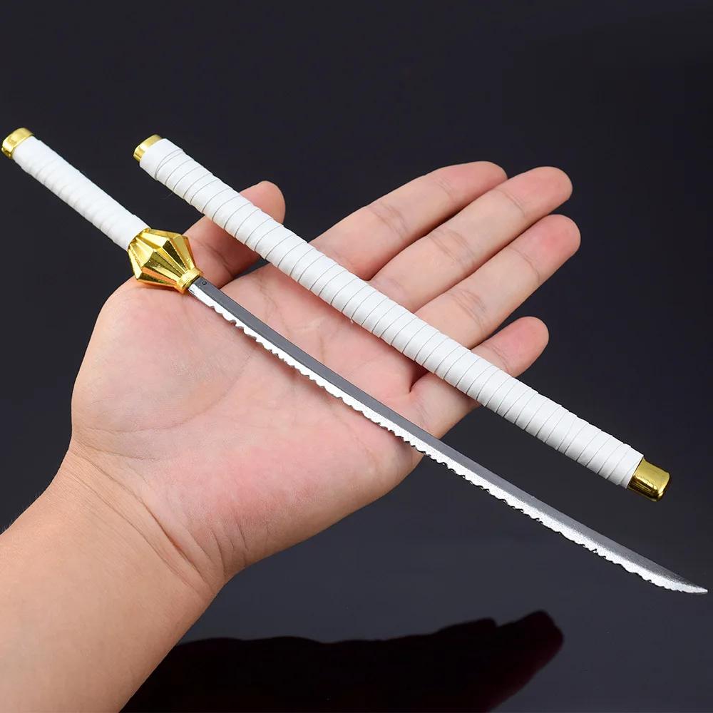 26cm Anime Peripherals Weapon Model Zaraki Kenpachi Katana Toy Sword Cos Prop Metal Ornaments Crafts Boys Gifts Collections