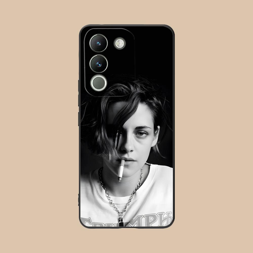 Kristen Stewart Mobile Cell Phone Case for VIVO V60 V50 V40 V30 V29 V27 V25 V23 Pro Lite 5G Colorful Printing Cover Luxury Cover