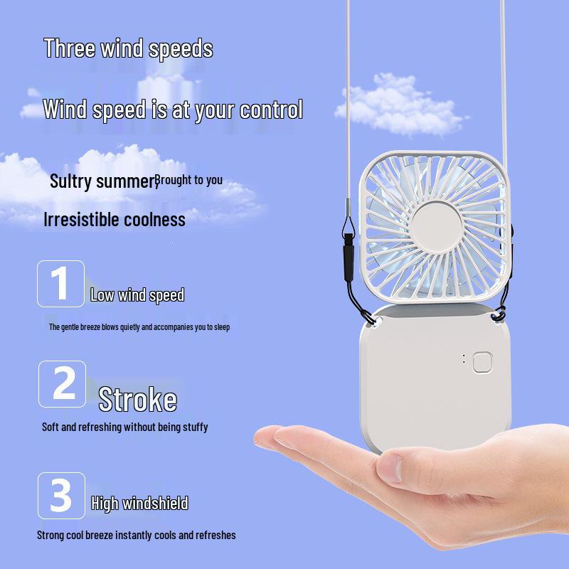 Portable USB Rechargeable Mini Handheld Desktop Fan