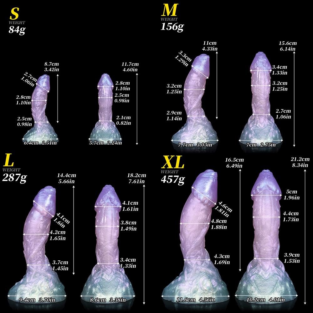 YOCY 4 Sizes Monster Dildos Silicone Anal Plug Vagina Stimulator Prostate Massager Sex Toys For Adult Women Men Masturbator