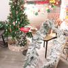 2.7M Artificial Christmas Garland PVC Simulation Cedar Velvet Rattan White Snow Lifelike Christmas Tree Decoration Christmas Day