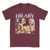 Unisex Vintage Hilary Duff Musician 2026 Tour T Shirts  100 Cotton Tops Fashion Short Sleeve Crew Neck Tees Summer TShirts