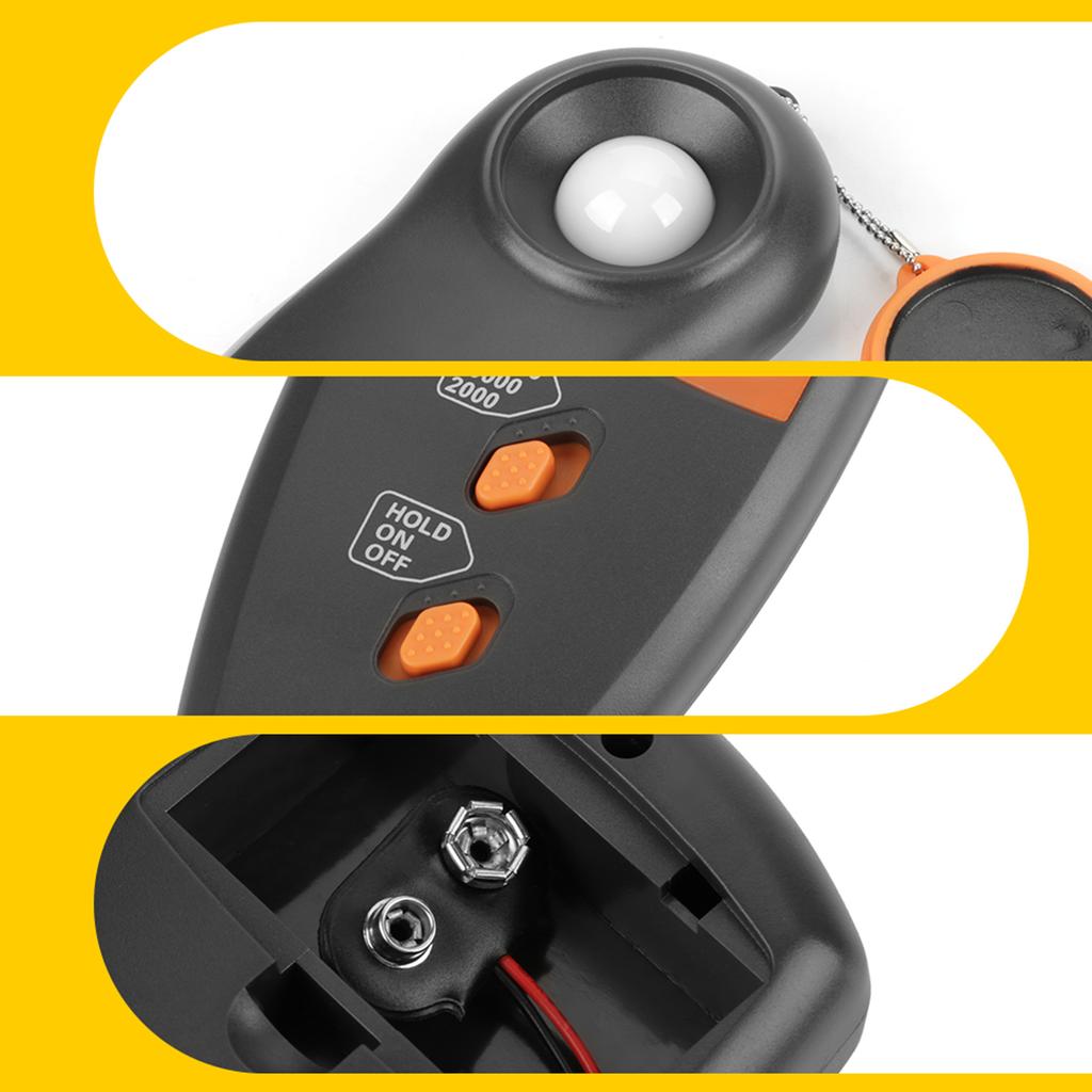 LX1010BS Digital Luxmeter LCD Display Light Meter Environmental Testing Illuminometer