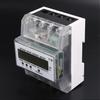 digital energy meter 3 phase 220v 380v 20a 80a kwh rail installation power meter