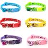 Pet Colored Square Buckle Tie Printed Puppy Pet Collar Cat and Dog Supplies Pet Cat and Dog Collar