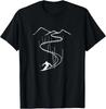 Skier Downhill Ski Racing Skiing Slalom Ski Lift T-Shirt