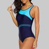 Charmleaks One Piece Women Sports Swimwear Striped Swimsuit Women Beach Wear Strój kąpielowy Monokini