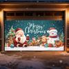 Garage Door Christmas Cover 13x6ft Festive Decoration Outdoor Christmas Banner For Garage Door Party Porch Yard Wall House Home