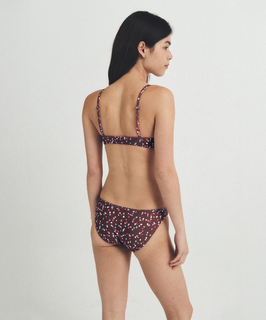 Dillaispul Grumpy Dot Bikini Bottom - Cherry Pop