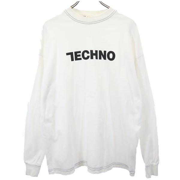 

ALYX Футболка с длинным рукавом с принтом S Белая system Ron T Мужская Б/у