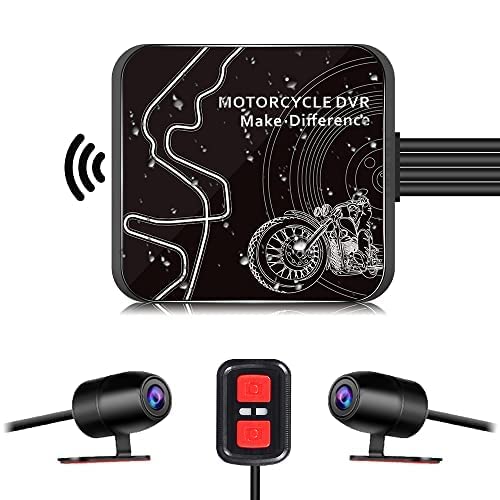

Motocam D6WL Motorcycle Dash Cam, Front and Rear Camera, Fully Waterproof, IP67, Motorcycle, Dash 62×58×20 mm белый