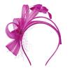 Bride Headband Feather Fascinator Headband Retro Large Floral Hair Clip Cocktail Wedding Party Bridal Hat Decor Ladies Headwear