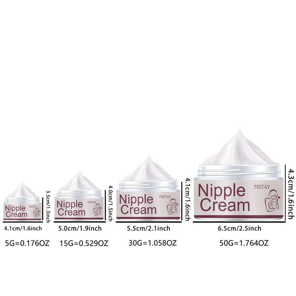 Nipple Cream with Pure Natural Plant-based Ingredients Nourishes the Skin with Gentle Hydration and Moisturizing Moisturizer